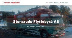 Desktop Screenshot of flyttebyra.no