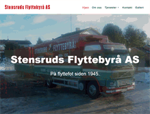 Tablet Screenshot of flyttebyra.no